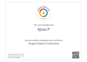 google certificate